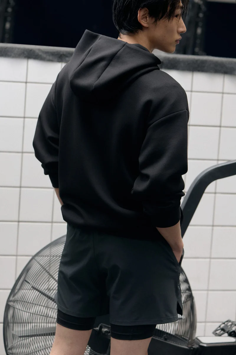 H&M  Double-layered sports shorts with DryMove™ for Men | Best Price UAE